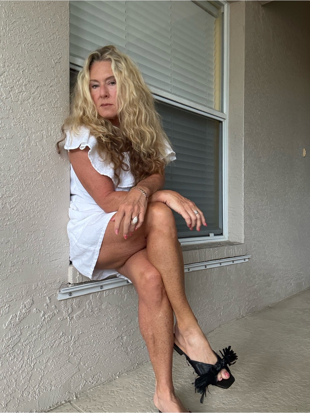 Tommy Bahama White Off-Shoulder Dress - Picture 10 of 10
